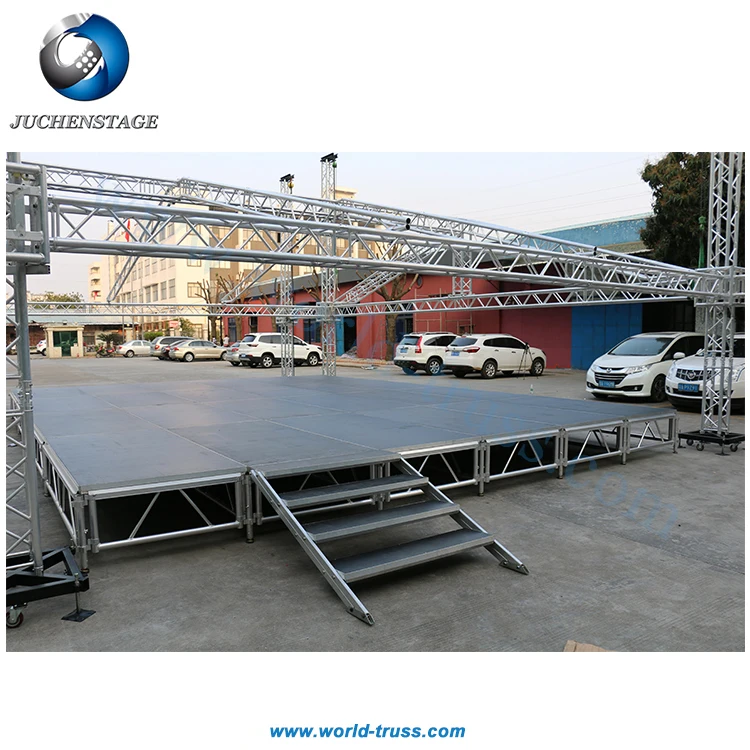 Outdoor Aluminum Event Mobile stage color concert podium assemble stage portable stage