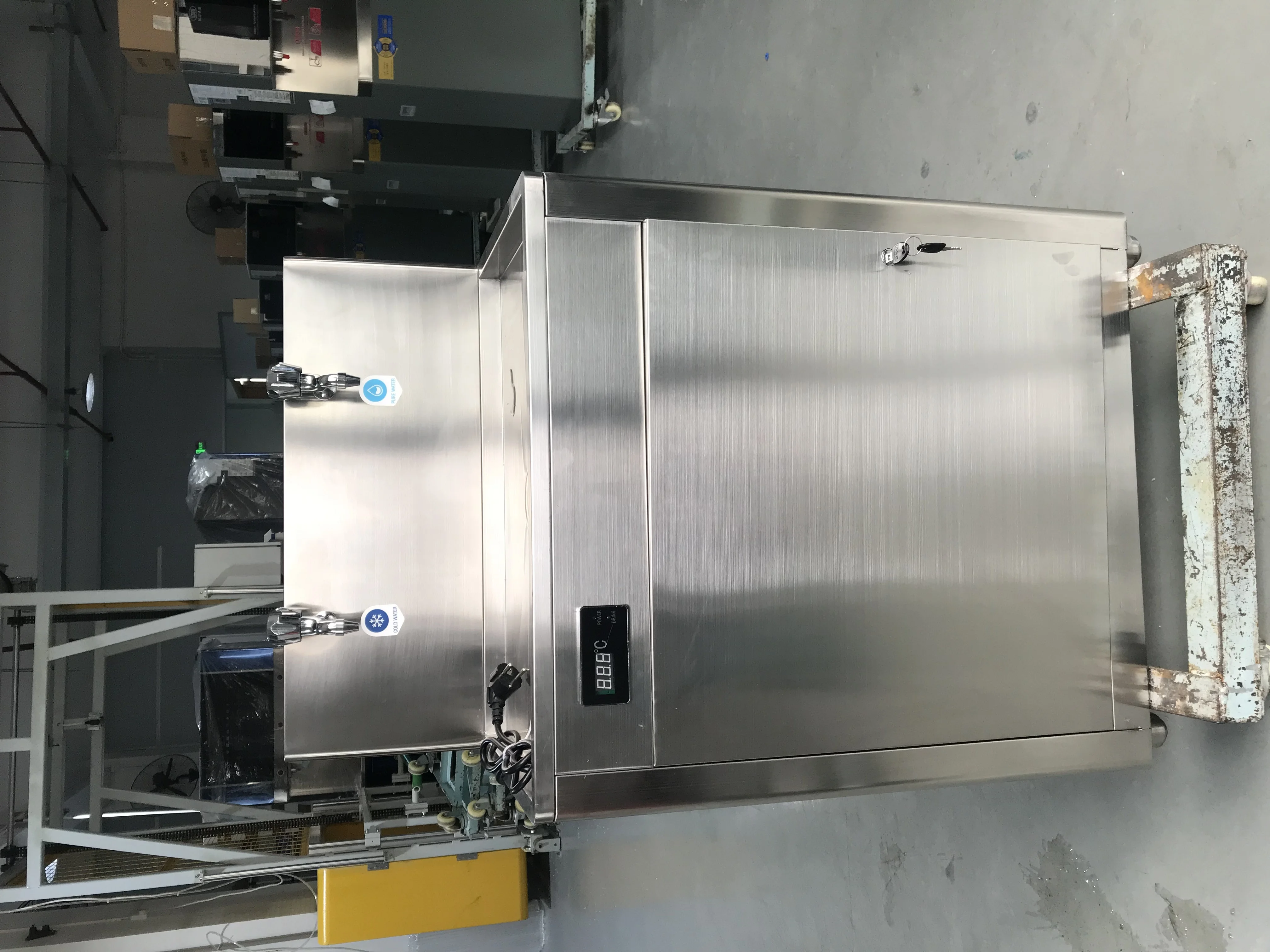 Commercial Factory 304 Stainless Steel Water Dispenser with UF Filtration Freestanding Unit for School and Office Use