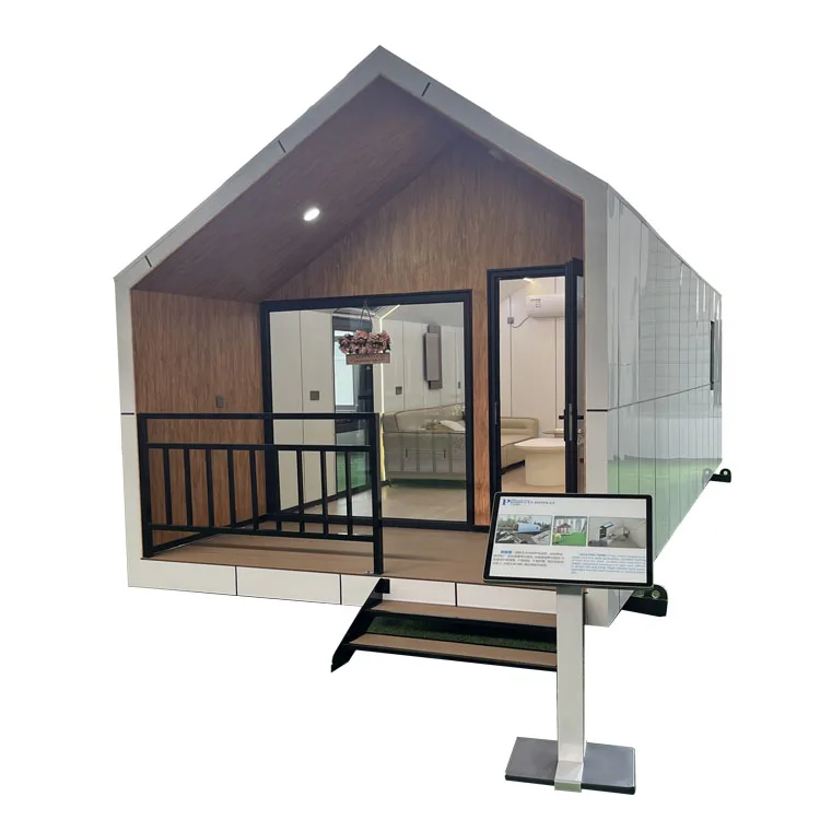 China Luxury Modern Design Prefabricated Light Steel Villa & Apartments Steel Structure Container House Building