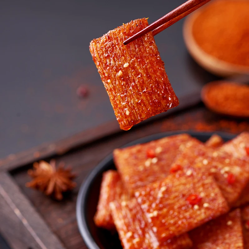 Hot Sale Popular China Spicy Strip Latiao Grain Snacks Chinese Snacks Spicy Strip