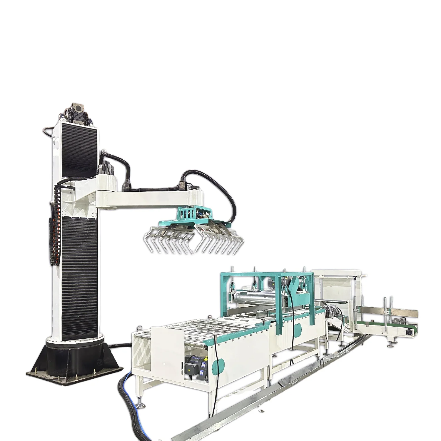 Automatic Packing Line Column Type Palletizer Machine Carton Box Bag Bagger Stacking Column Robot Palletizer Bags