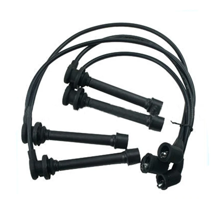 Flyyes Car Ignition Cable Spark Plug Wire Set Oe No 22450-VJ202 For Nissan Pickup