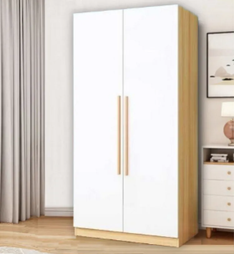 Wooden wardrobe cabinet bedroom wardrobe clothes closet simple and convenient organizer