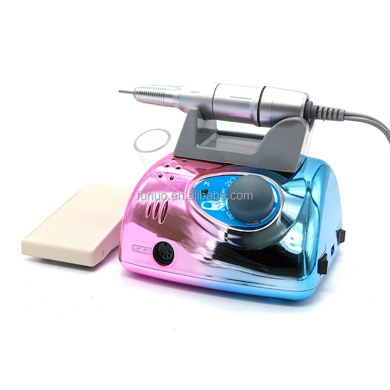 Factory price the same quality as nail drill machine strong 210 original nail drill from korea Rainbow Color