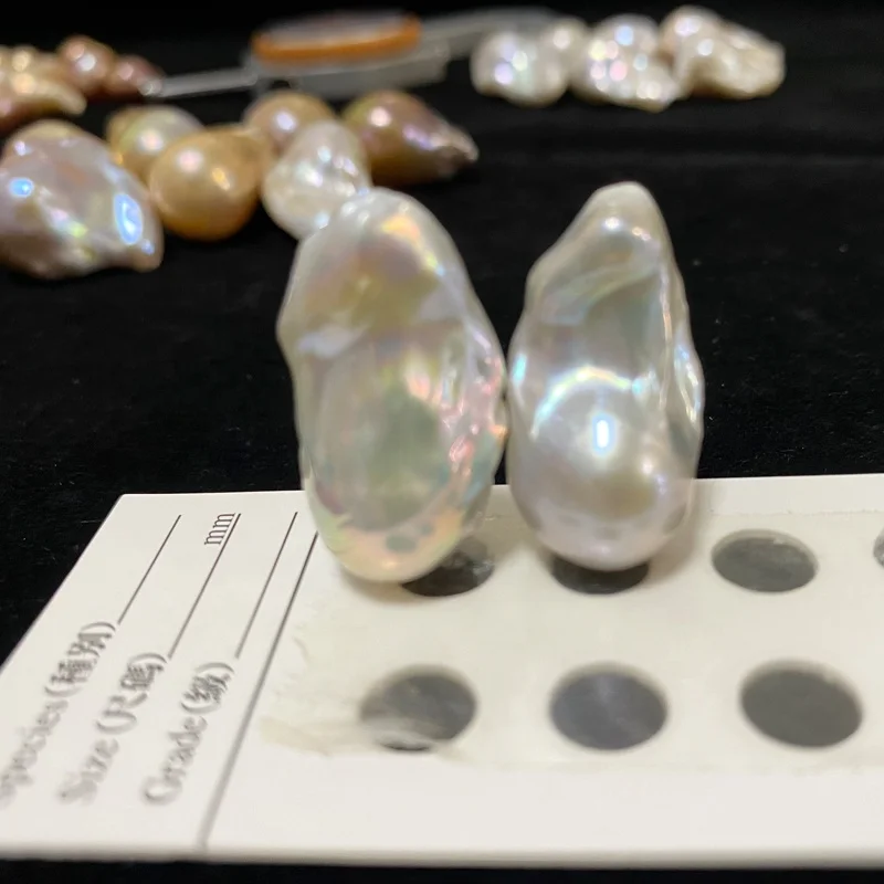 20-30mm Big Baroque Pearl real Natural freshwater pearl loose irregular shape nucleated Used for making jewelry