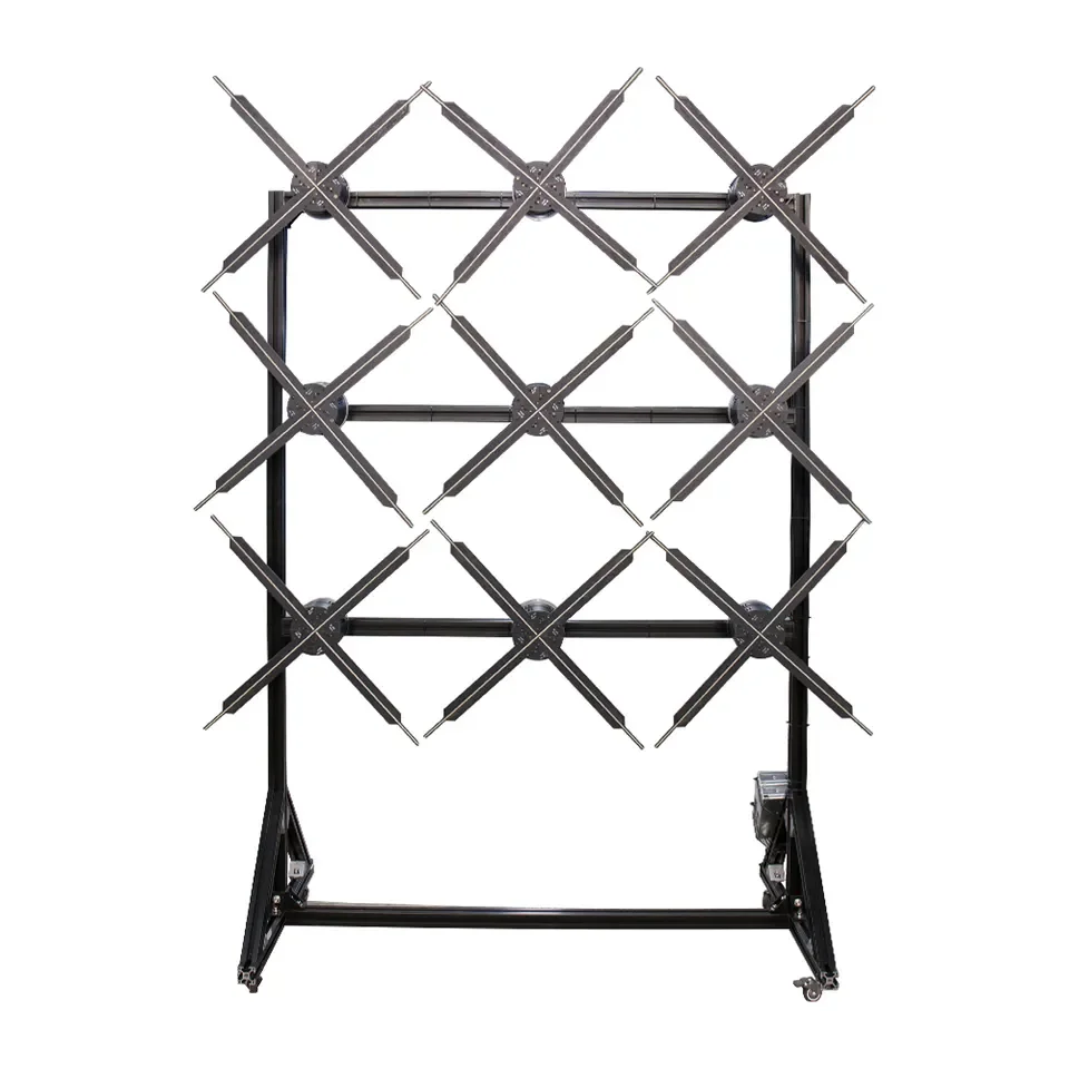 3*3 Advertising 3D Hologram Fan Holographic Projector 3D Holographic Display