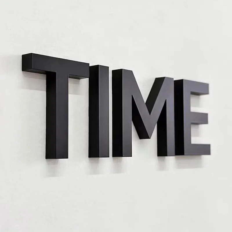 Kexian Custom Non Illuminated Painted Acrylic Letter Indoor Logo Acrylic Alphabet Letter Business Wall Acrylic Letter sticker