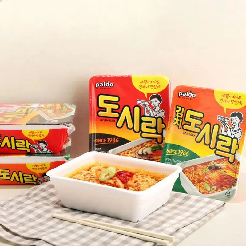 hot sale paldo beef kimchi flavor Ramen spicy Noodles Instant bow Noodles