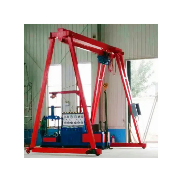Factory Direct Sale 01 mobile rubber tyred gantry crane 10 tons 5 ton mobile gantry crane mini gantry crane 10tons