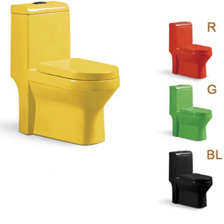 color ceramic wc toilet price  bathroom toilet pink blue color toilet bowl