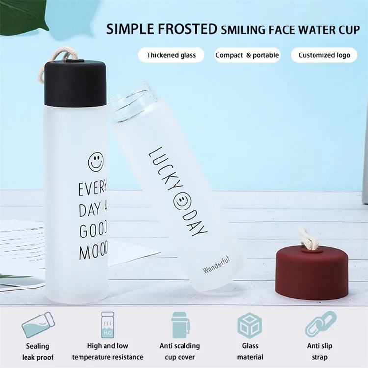 Gourde enfant Manufacturer Cheap Hiking Outdoor Hot Cold Water Children Cute Gift Drinkware Sport Glass Water Bottle
