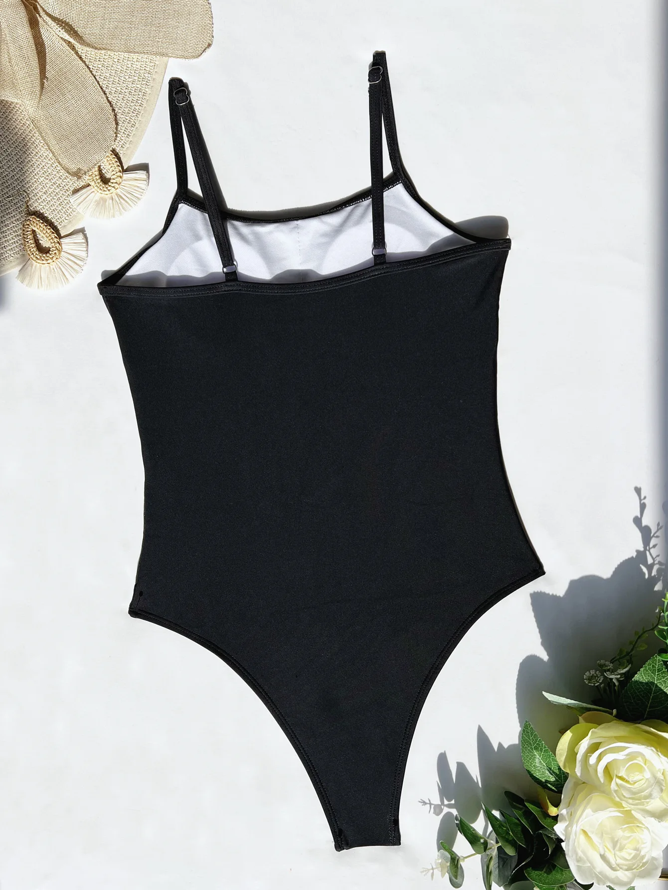 2022 One Piece Tank Bikini Mesh Nylon Swimsuit Thong Bottom High Quality Beachwear Sexy See Through Sexy Bikini