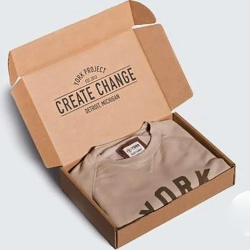 Custom Logo Personalised Ecommerce Postal Cardboard Paper Packaging Box Corrugated Shipping Mailer Box