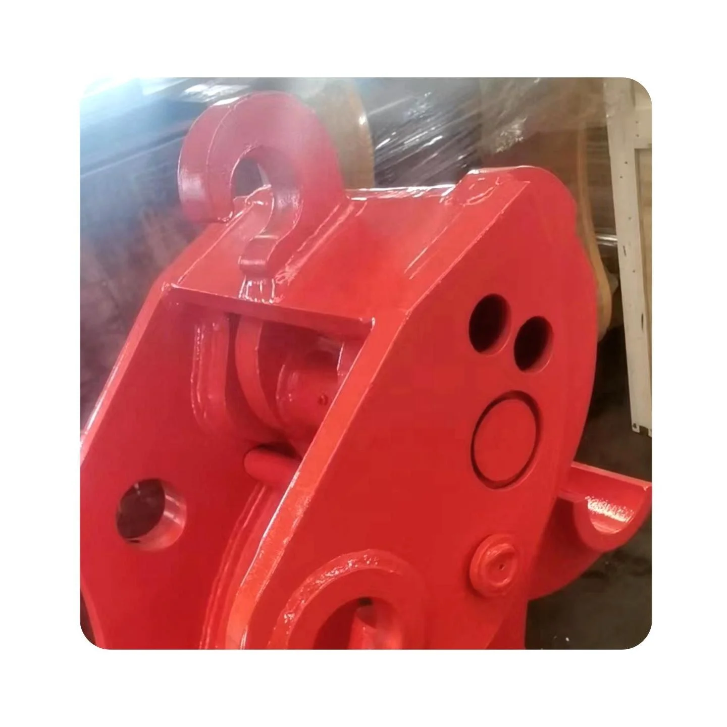 7-17 ton 6 8 jcb 3cx hyundai daewoo excavator r80cr-9 caterpillar 446b backhoe manual mechanical quick hitch coupler