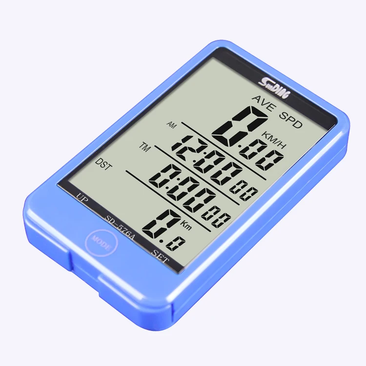 wholesale dropshipping SUNDING SD-576A Water Resistant Bicycle Speedometer Wired ComputerOdometer with LCD Backlight