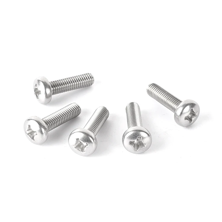 Wholesale China Factory machine screw metric size m8-32 machine screw pan head