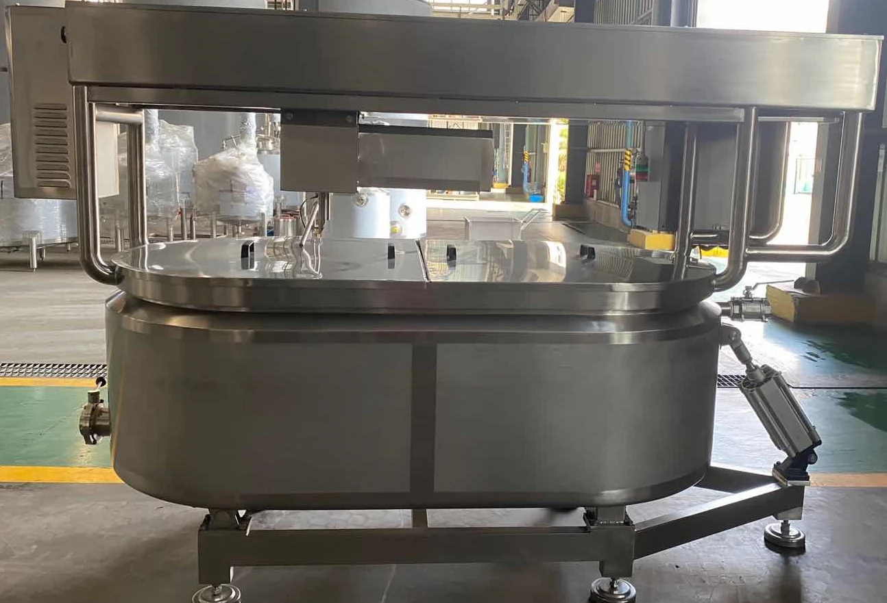 Small or Big Scale Stainless Steel Cheese Making Machine Cheddar/Mozzarella/Emmental/Cream etc Making Machine Cheese Vat