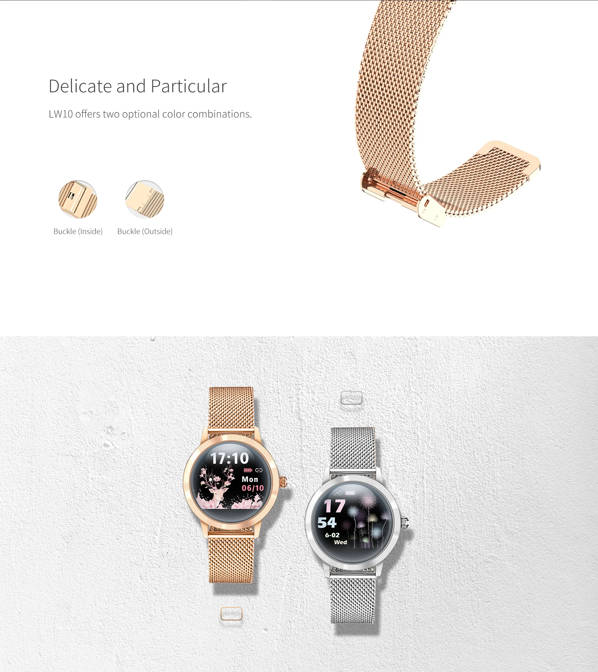 Reloj inteligente 2020 LW10 reloj inteligente mujeres LW10 reloj inteligente para mujer