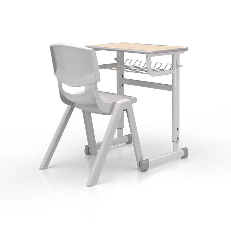 Stylish School Chair School Classroom Desk And Chair Set Adjustable Seat Height Function
