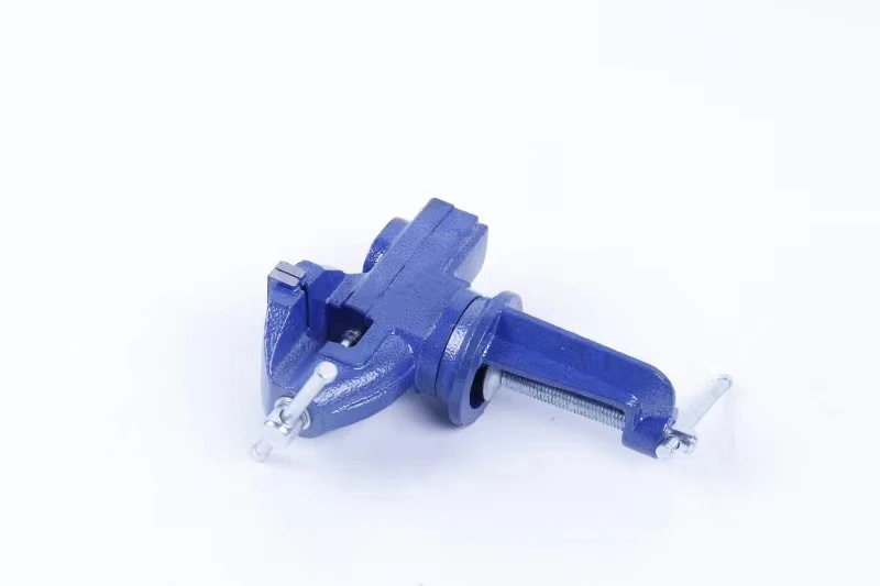Heavy Duty Workshop Clamp Table Vise with Swivel Stationary Base Durable Steel Aluminium Customizable OEM Industrial Bench Vise