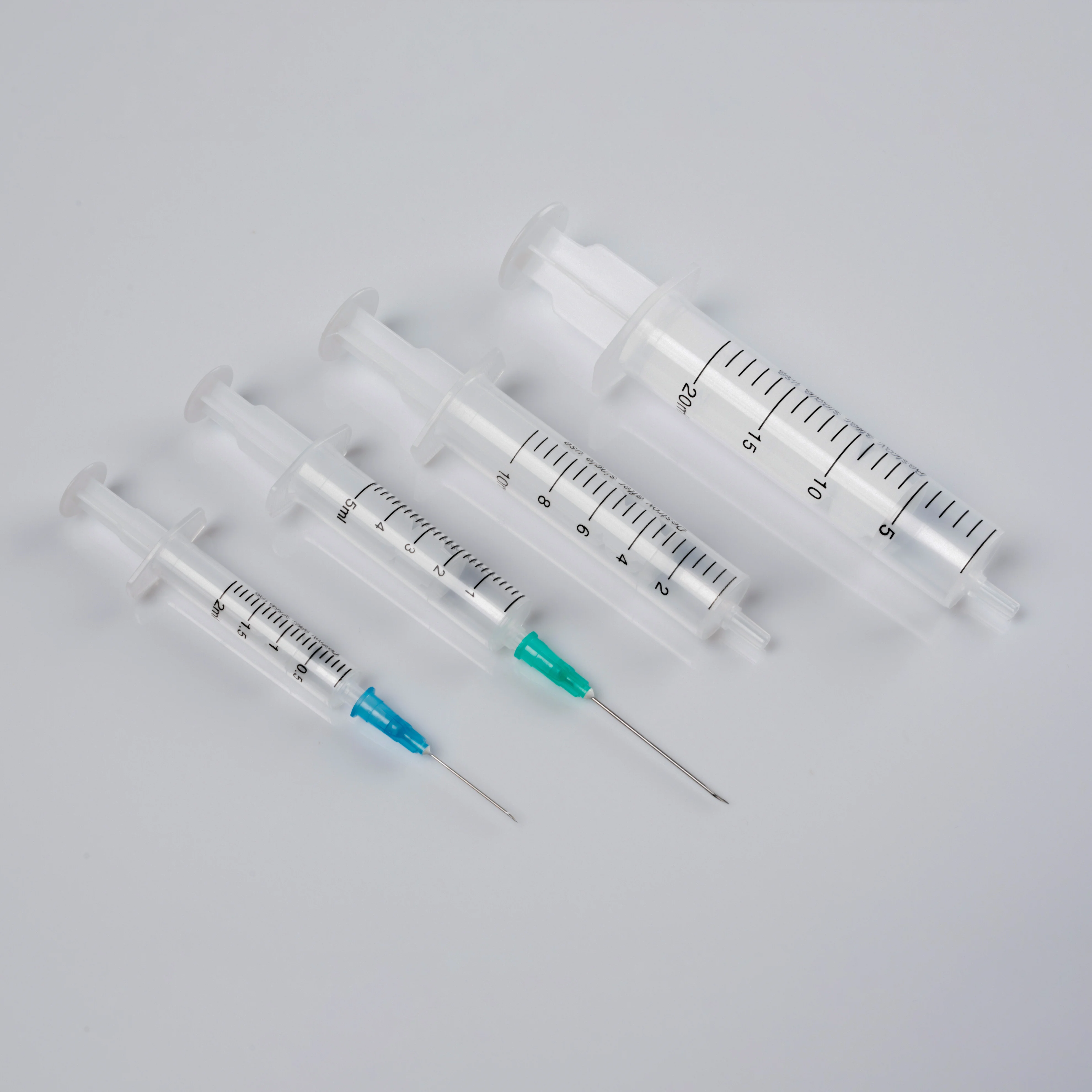 Custom Medical Disposable Plastic Luer Lock Syringe Hypodermic Injection Syringe with Needles