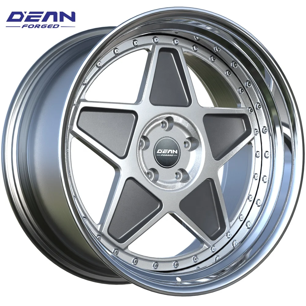 #5105P2 Nice design  Custom  forged wheels  2 piece  6061-T6 aluminum alloy wheel  for cars modification concave design