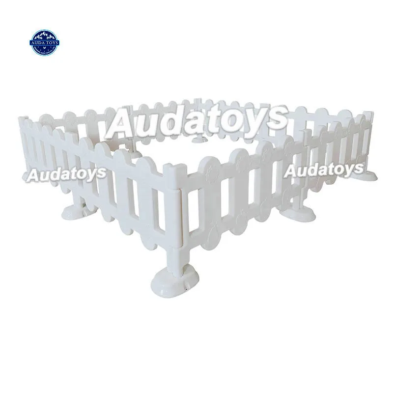 White Indoor Playground Plastic Backyard Playpen Soft Play Fence For Kids
