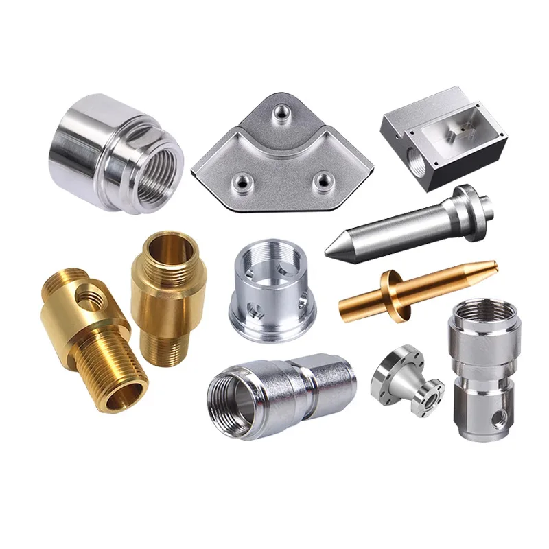 High Quality Custom Precision Fabricated Brass CNC Machined Parts Brass Lathe Turned Compression Fitting