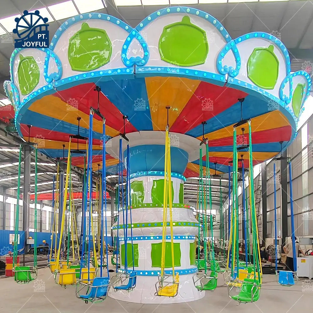 Rocking Head Flying Chairs Large Amusement Park Facilities Park Outdoor Rotating Flying Chair Equipment Manufacturer