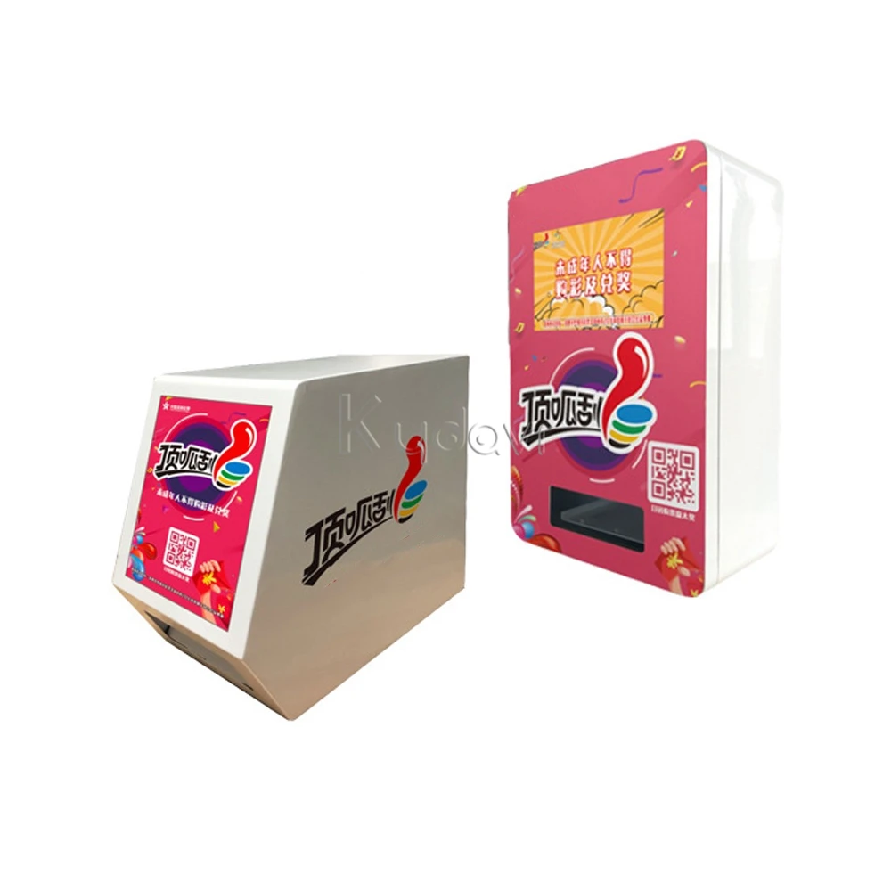 Custom electric mini scan code lucky draw arcade game scratch off lottery ticket printing vending machine