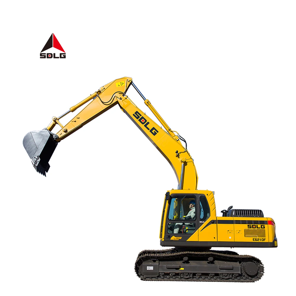 SDLG E6210F China brands medium  21 ton digger bagger volvo hydraulic excavator machine  21t with 0.9 cbm bucket