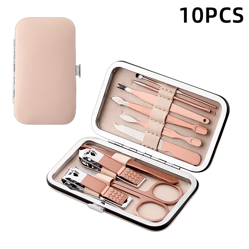 Stainless Steel Manicure Set 16 Pieces Private Label Nail Sets Beauty Manicure Pedicure Set