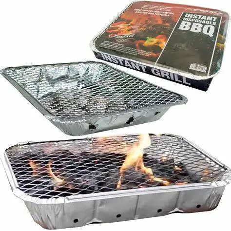 Outdoor Disposable Portable Camping Barbecue Instant Grill BBQ Tools