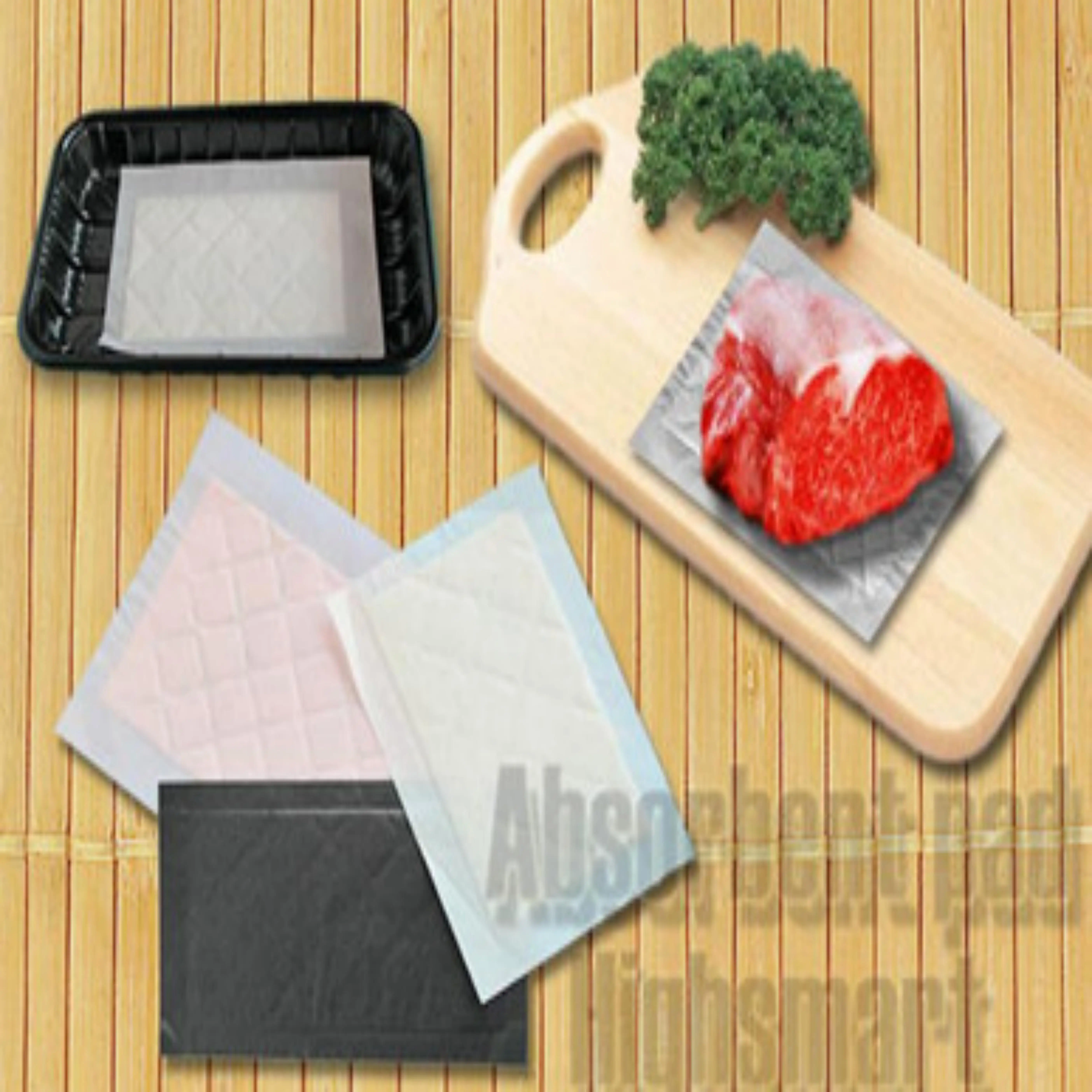 High Quality Perforated PE Film food absorbent pad for Meat, Seafood and Poultry