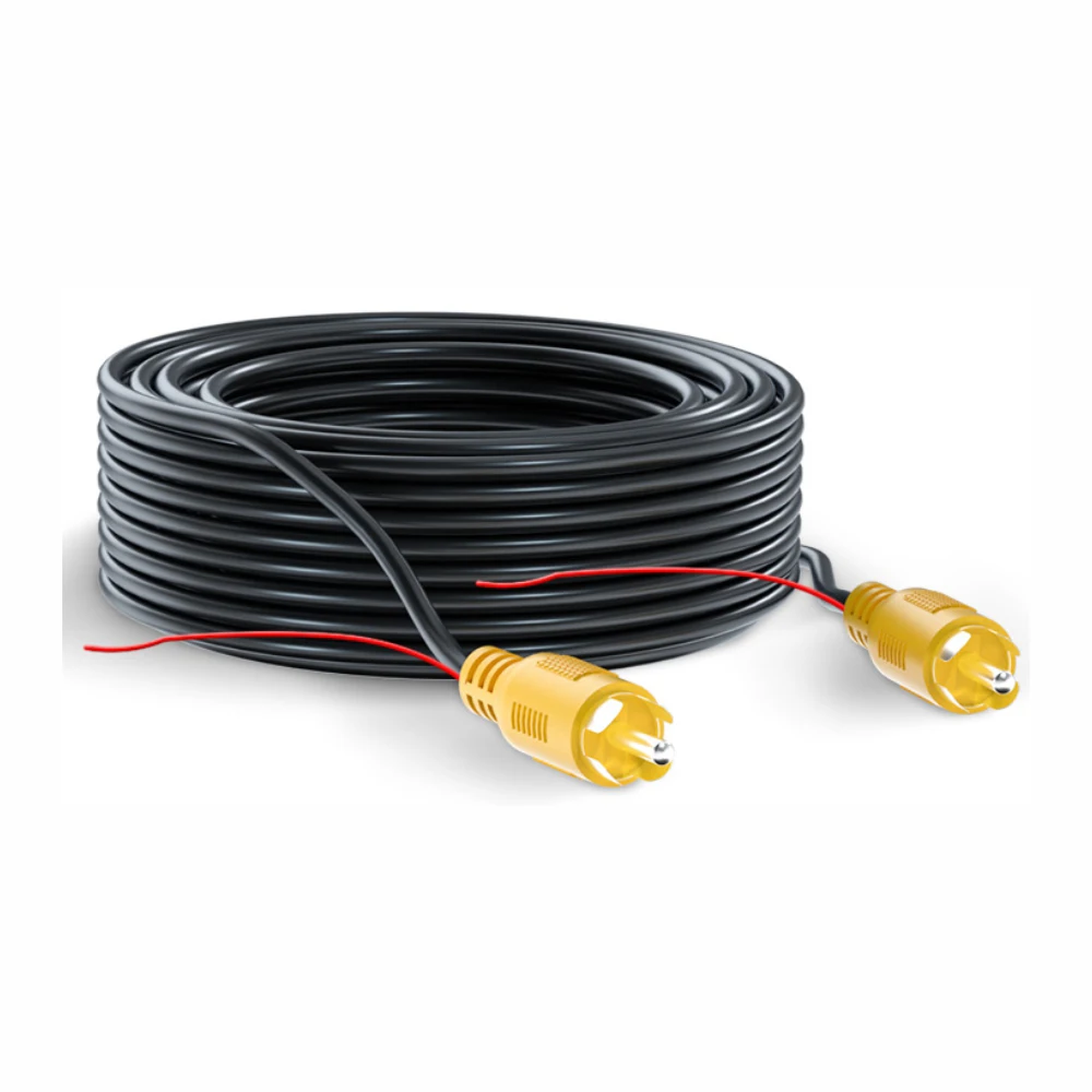 China Factory 4pin Male Connector Cable Molding Type Sensor Aviation Cable with Dc Jack 2 Cores 2 Holes Aviation Cable Coaxial