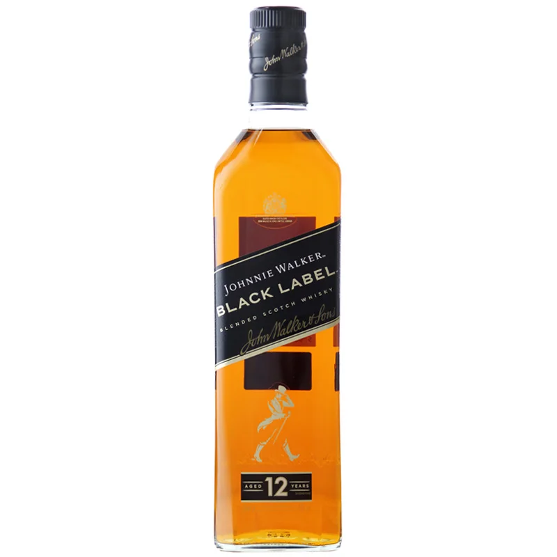 Customized Black Label 12 Year Blended Aromatic Flavours Scotch Whisky
