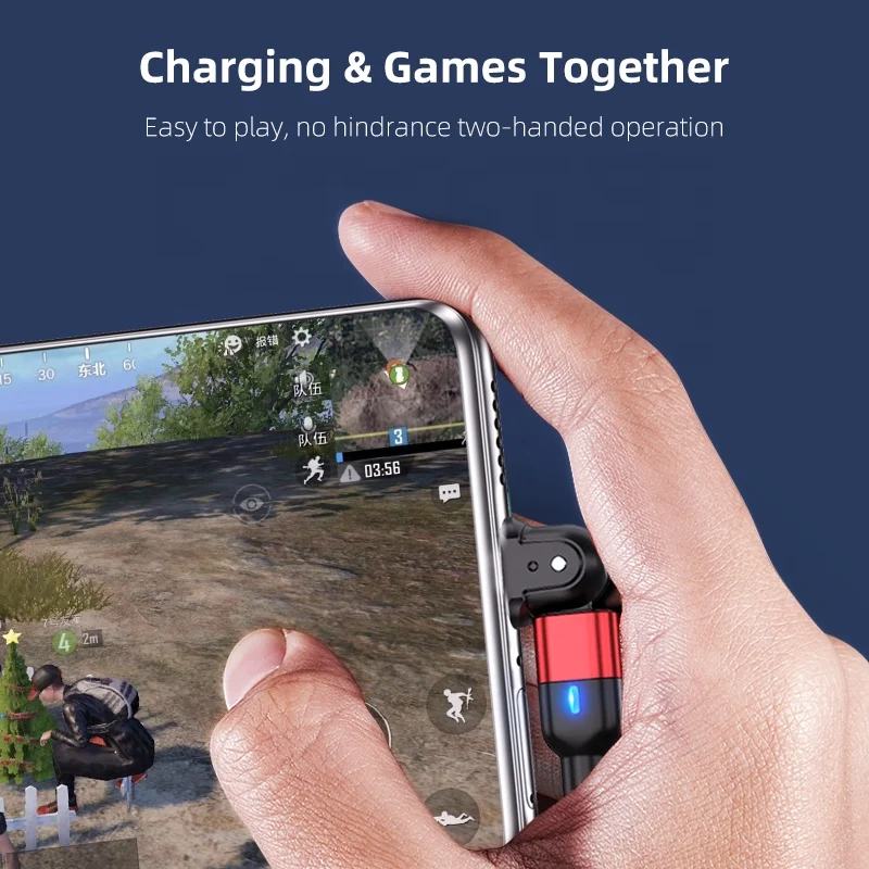 180 degree rotating nylon braided data cable 3A fast charging usb c cable type c cable fast charging for android phones