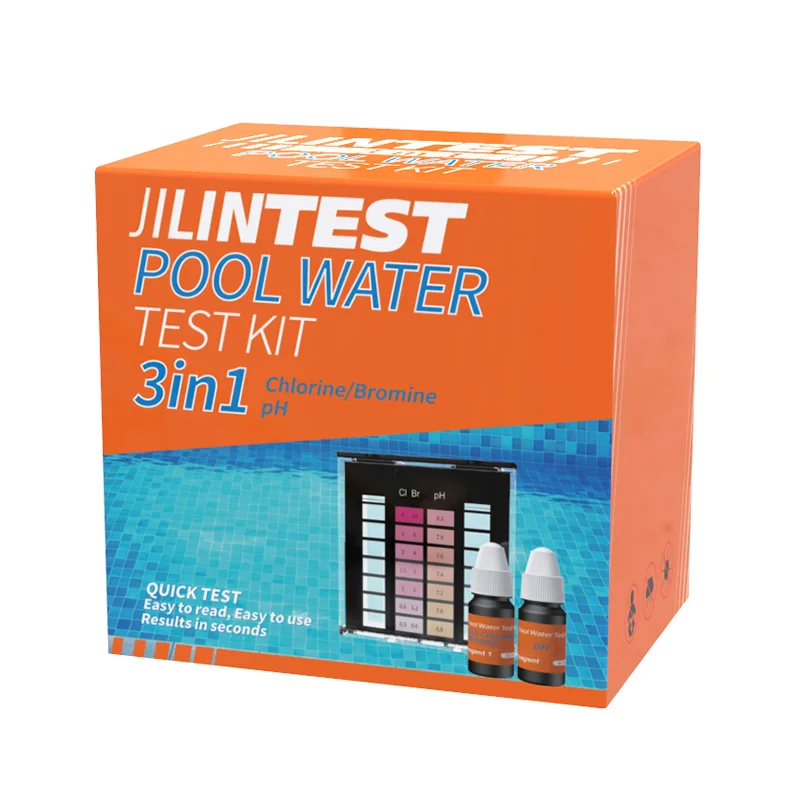 JILINTEST New Products New Packaging Pool water test Kit 3 in 1