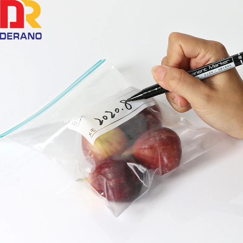 BPA free customized food safe sandwich packaging LDPE double zipper storage bag plastic bag food storaging bag