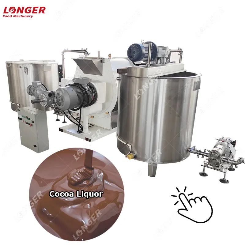 Small Chocolate Grinding Machine Cacao Refine Concher 300Kg Industrial Hygenic Chocolate Tempering Machine