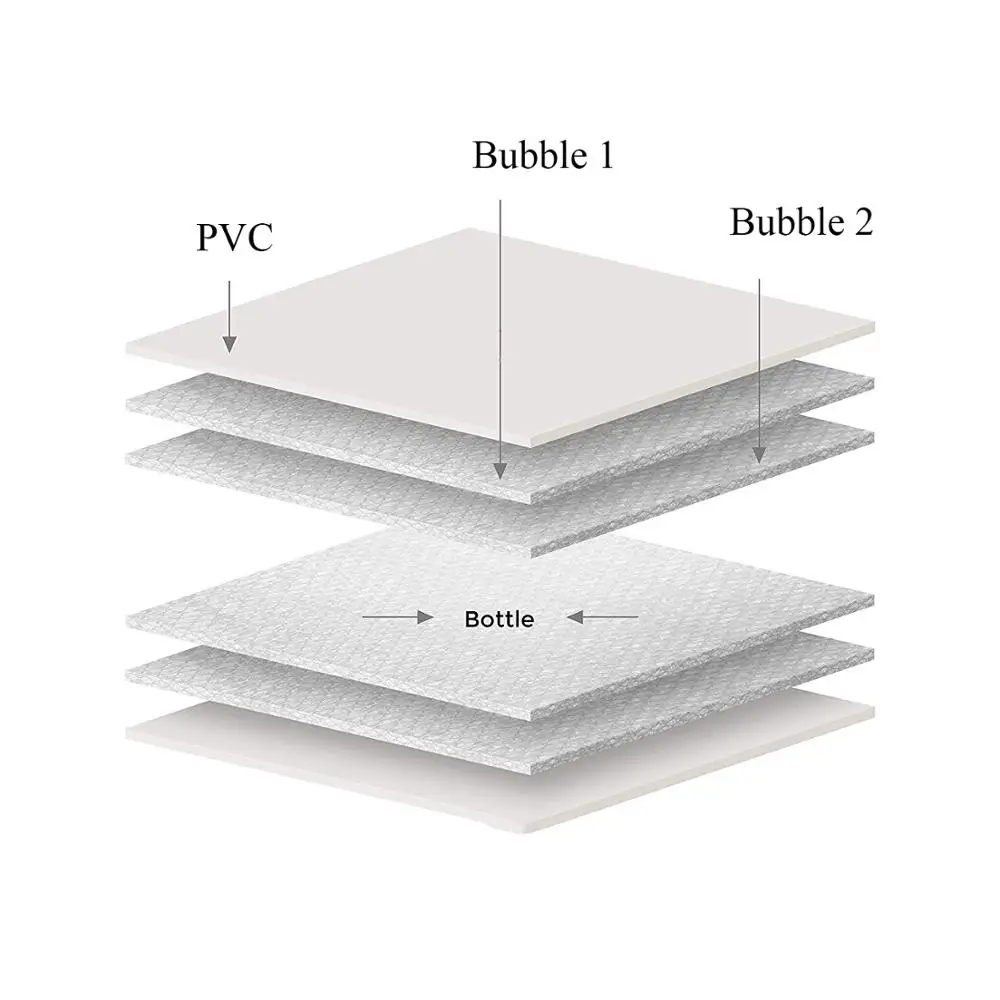 Customized Printed PVC Bubbles Plastic Protective Air Bag Packaging Wine Bag