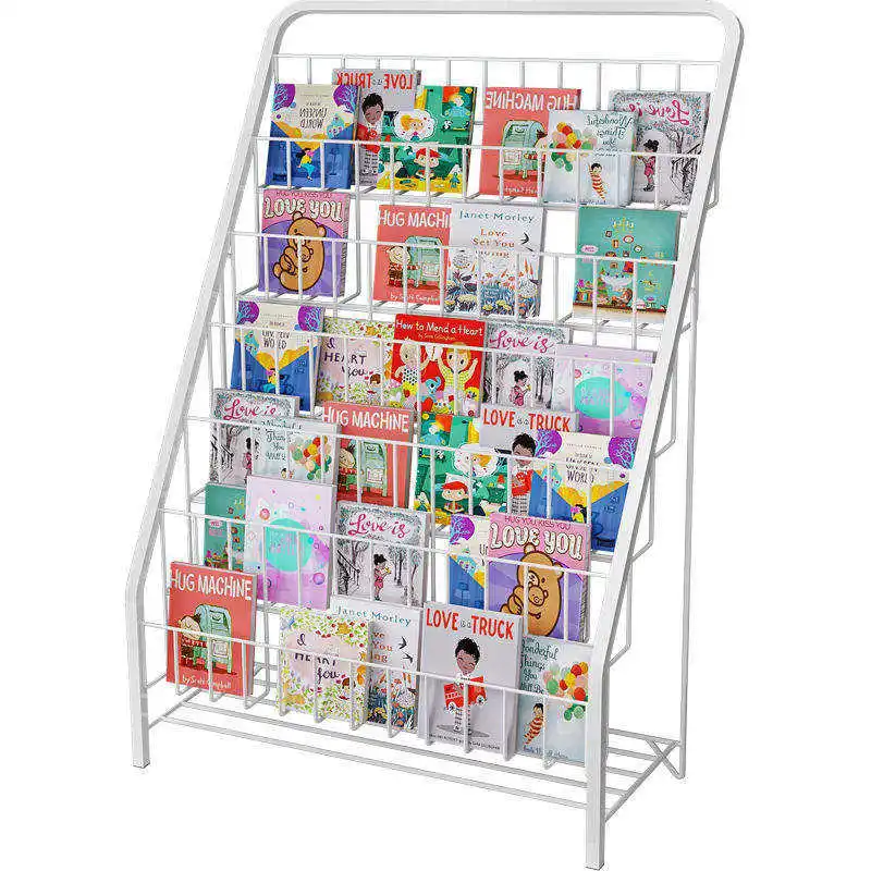 Magazine Folder Office Shelves Kids Bookshelf Bookcase Children Cabinets Storage Holders Book Rack Bookshelf