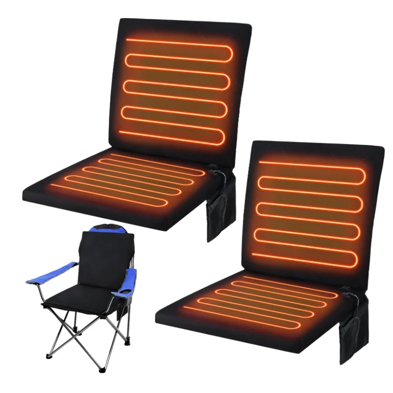 Seat Heating Cordless Winter General Use 3 Levels Heat Indoor Outdoor Activities Sports Heated Camping Chair