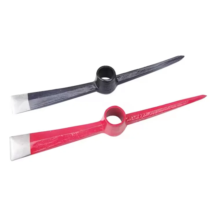 South American market Selling well  Pickaxe P404  Wooden Handle Pickaxe Small Steel Pickaxe Tools for Farm