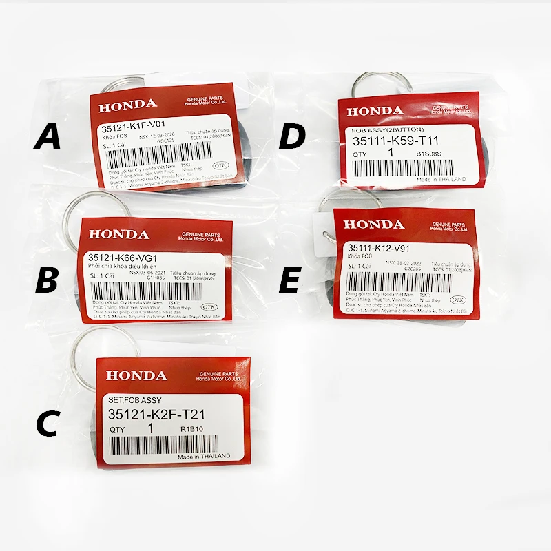 MK0027 OEM для H-ONDA двигателя FCC ID K1F K66 K2F K59 K2C K12 смарт-ключ без ключа 433 92 мГц 47 чип с пакетом