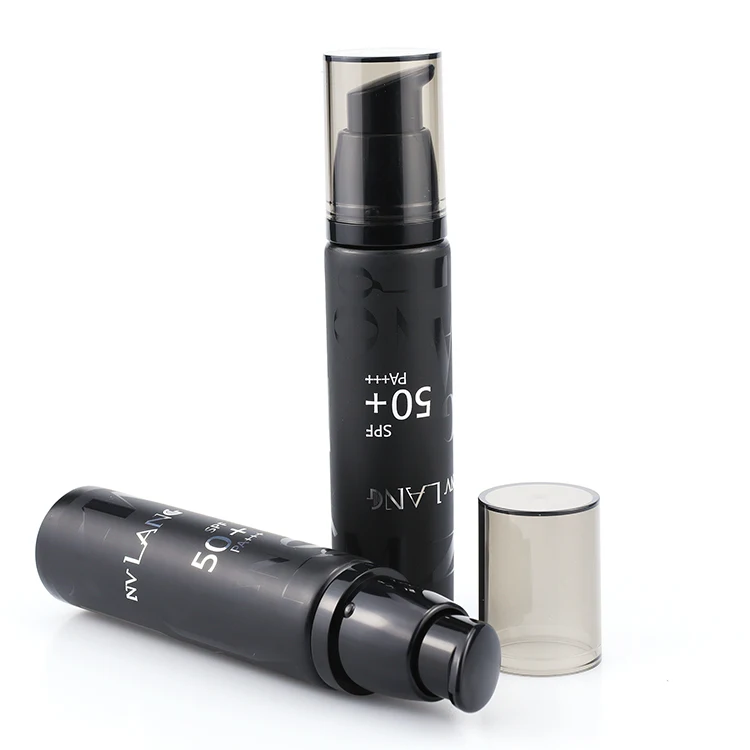 
30ml 60ml 1oz 2oz Plastic Tube with Treatment Pump for BB Cream Sunscreen Makeup Base Packaging 