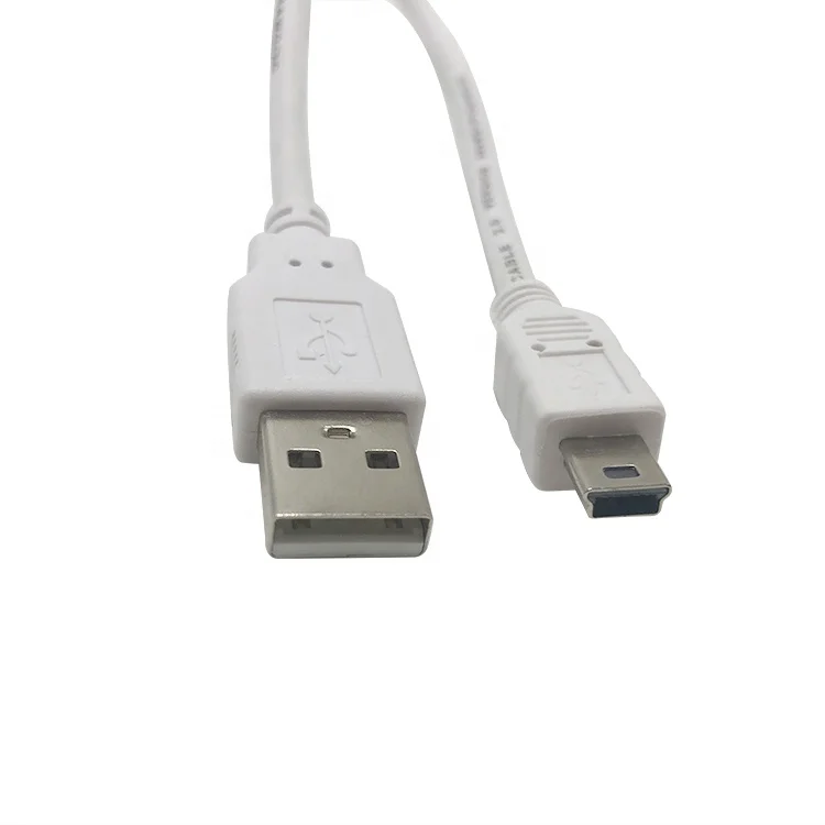 Mini USB Cable for cellphone and telephone Mini 5 Pin USB Cable for MP3/PM4