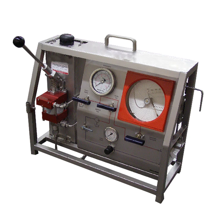 15000 PSI Hydrostatic Pressure Test Pump with Pressure Chart Recorder