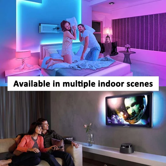 LUCKYSTAR USB DC5V Waterproof IP65 European market  Flexible CE Rohs smd3528 strips led tv