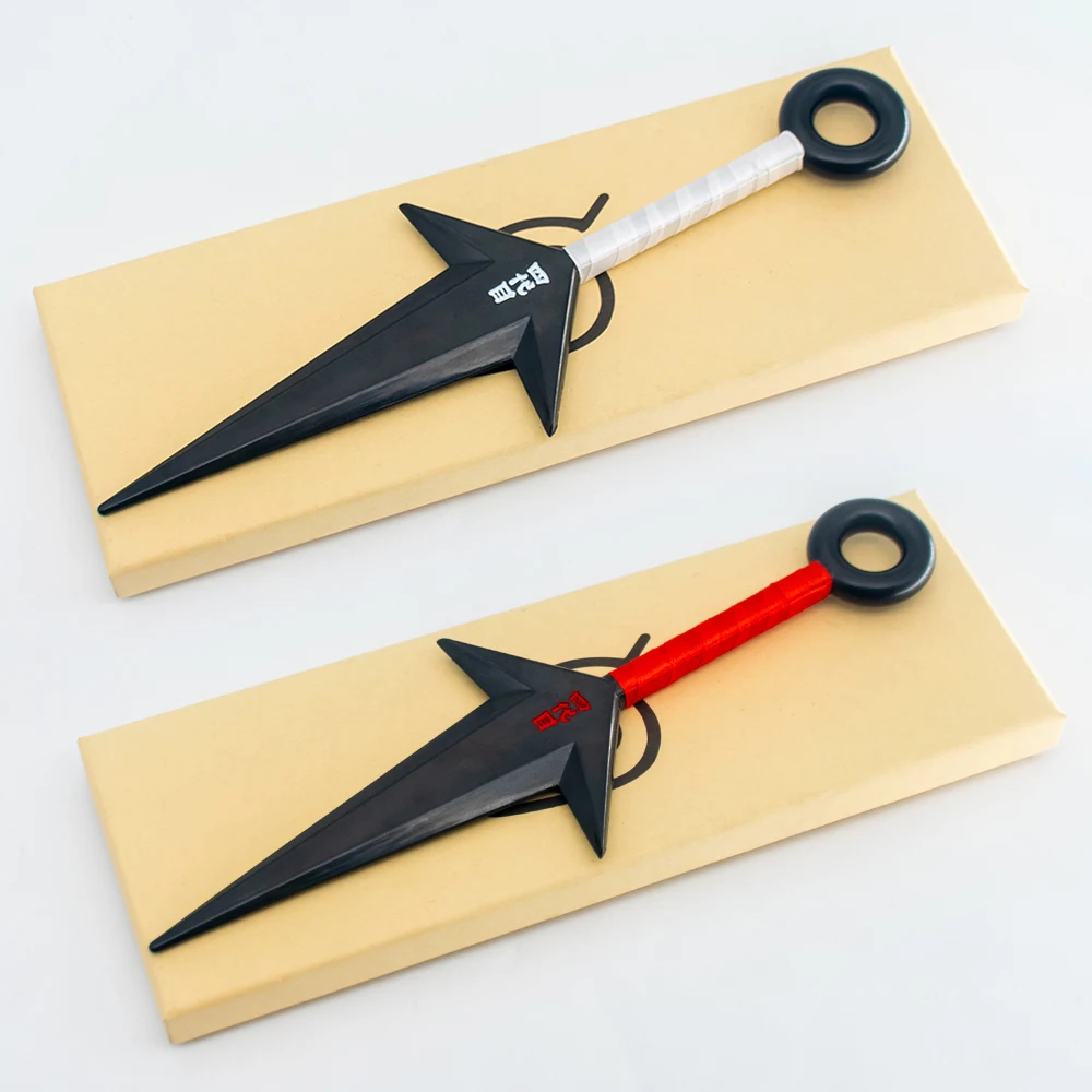  Japanese hot Anime Naruto Yondaime Hokage Namikaze minato weapon ABS Plastic Kunai